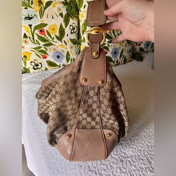 Gucci Canvas Horsebit Hobo Bag Large - Picture 6 of 7